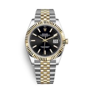 Rolex Datejust36 126233 Stainless Steel Yellow Gold Black Diamond Dial Jubilee